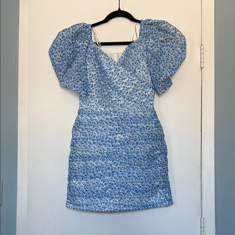 Floral Blue Dress - Picture 5 of 7